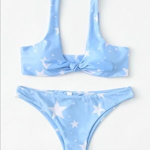 Blue star swimsuit